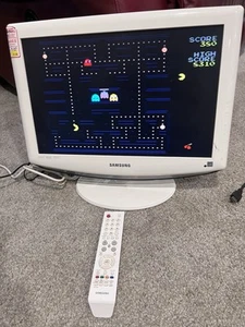 Samsung 19" TV Retro Gaming Television White Monitor HDMI LN-T1954H S - Picture 1 of 8