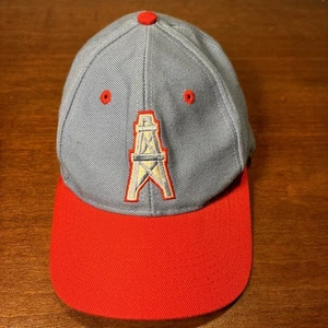 Twins Enterprise Embroidered Houston Oilers Snapback Adjustable NFL Vintage Hat - Picture 1 of 7