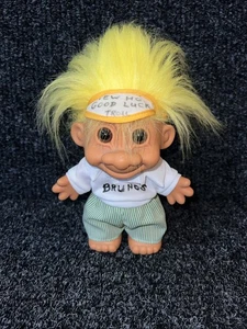 8” Vintage 1990's RUSS BERRIE Yellow Haired Doll, See Description - Picture 1 of 7