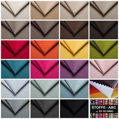 Microvelour Polsterstoff Möbelstoff Trinity Kissen Bezug Deko Stoff Meterware