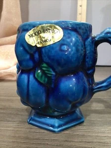 Vintage Inarco Blue Mood Indigo Coffee Mug Tea Cup Collectable *F - Picture 1 of 9