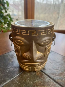 Vintage Tiki Grill Hibachi Burner 1950’s Rare Double Faced Excellent Unused! - Picture 1 of 13