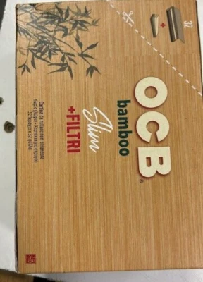 OCB Slim Premium BAMBOO King Size Rolling Papers & Filter Tip - Image 1 of 2