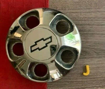 #J 1) 1996-2002 Chevrolet Astro Wheel Center Hub Cap Chrome Bow-Tie OEM 15697613 - Изображение 1 из 4