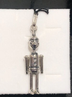 Giovanni Raspini Pinocchio snodato in argent-Gioielleria Ottaviani Roma dal 1894 - Immagine 1 di 4