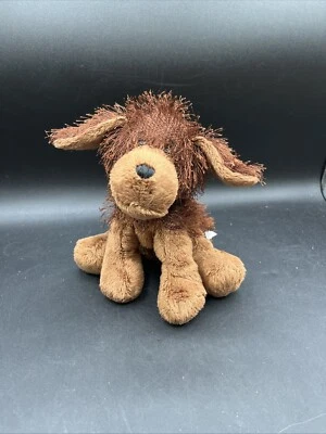Ganz Webkinz Chocolate Brown Dog 9" Plush Puppy Shaggy Stuffed Animal Toy HM195 - Image 1 of 4