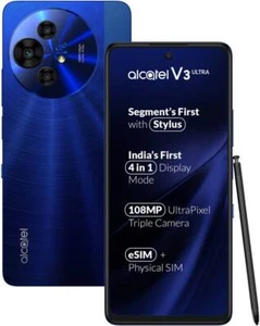 Alcatel V3 Ultra 5G ( Blue, 128 GB 6 GB RAM) Dimensity 6300 NFC Global Version. - Picture 1 of 24