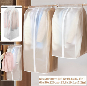 Clothes Garment Dust Cover Storage Suit Protector Dress Wardrobe Coat Hanger Bag