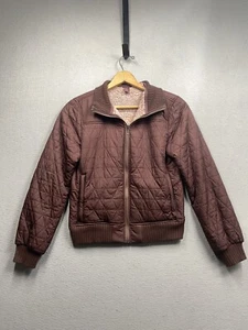 Abrigo PrAna Mujer Acolchado Sherpa Forrado Chaqueta Granate Talla M Breathe Collection - Imagen 1 de 7