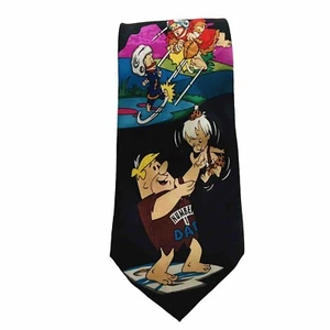 The FLINTSTONES Man’s Tie * Barney & Bambam * Fine Condition - Picture 1 of 5