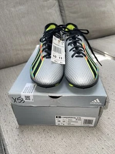 SCARPE TACCHETTI CALCIO ADIDAS X SPEEDPORTAL.3 FG argento GW8454 UOMO TAGLIA 10 - Foto 1 di 12