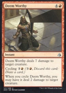 2X DEEM DIGNY 127/269 AMONKHET MTG MAGIC LP X2 - Imagen 1 de 1