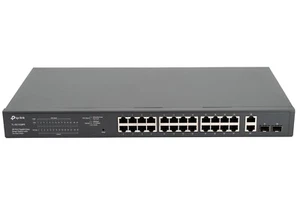 TL-SG1428PE 24 Port Gigabit PoE Switch Easy Smart Managed 24 PoE+ Port @250W - Picture 1 of 16