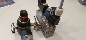 Festo 6159 CJM-5/2-1/4-FH Magnetventil  Ventil  Ventile Luftventil Pneumatik TOP - Bild 1 von 12