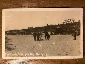 More details for the sands, whitmore bay, barry vintage postcard.