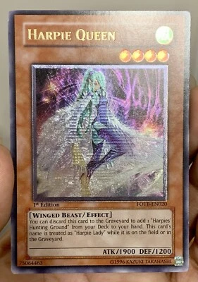 Yugioh Harpie Queen FOTB-EN020 Ultimate Rare (UTR) 1st Ed NM/VLP - Image 1 of 4