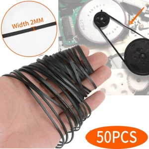 50X 40-135mm Antriebsriemen Riemen für Kassettendeck Cassette Tape Deck Belt 2mm - Bild 1 von 10