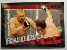 Chuck Liddell v Shogun Rua 2010 Topps UFC Series 4 Highlight Reel Onyx 154/188 