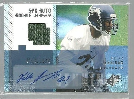  2006 SPx #193 Kelly Jennings JSY AU RC 0710/1650 (ref42262) - Image 1 of 1