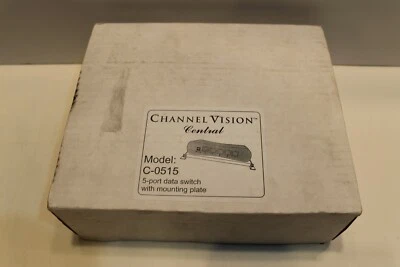 Conmutador de 5 puertos Channel Vision C-0515 (redes SMC) SMCFS5 con adaptador de corriente Foto 1 de 4