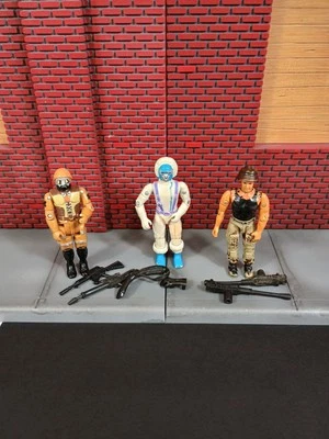 Lote de 3 figuras Remco US Forces American Defense 1986 GI JOE todos los artículos se envían por $8 Foto 1 de 4