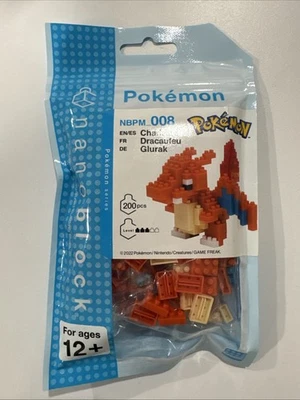 Bloque de construcción Nanoblock Pokemon Charizard NBPM_008 tamaño micro Foto 1 de 4