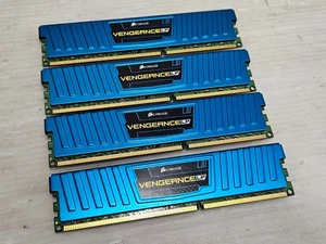 16GB (4x4GB) DDR3, PC3-12800, 1600MHz, CORSAIR VENGEANCE LP BLUE, 1.5V, WORKING - Picture 1 of 3