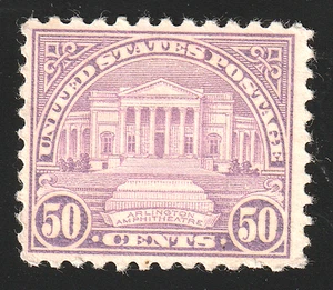 jis36 US STAMP SC# 570 50c 1922 *MINT FVF LH OG CV$22.50 537 - Picture 1 of 2