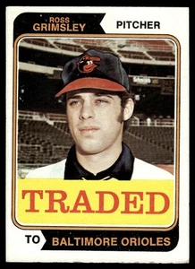 1974 Topps Traded Ross Grimsley Baltimore Orioles #59T - Picture 1 of 2