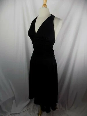 JS Boutique Black Floor Length Evening Ball Black Tie Dress Women's Sz 8 - Image 1 of 4