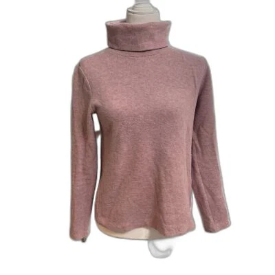 Aritzia | Pullover de cuello alto tejido rosa Babaton manga larga pequeño Foto 1 de 4