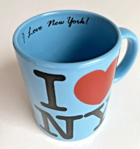 S&T World Products Inc. Tazza da caffè in ceramica azzurra I Love New York - Foto 1 di 8