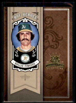 2005 Donruss Diamond Kings HOF Heroes Rollie Fingers #HH-66 Oakland Athletics - Image 1 of 2
