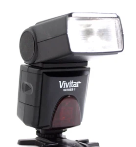 CANON DEDIZIERTE VIVITAR SERIE 1 SWIVAL BOUNCE KAMERA BLITZ DF-383-CAN (NEUWERTIG) - Bild 1 von 7