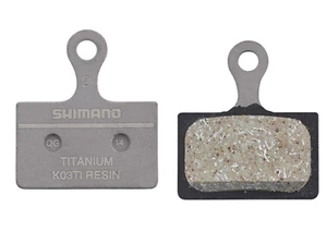 PASTILLAS DE FRENO SHIMANO K03 Ti con respaldo de titanio con clip de resorte y pasador XTR DURA ACE - Imagen 1 de 2