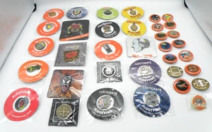 Loot Crate COLLECTIBLE Pin & Button LOT 35 total ~ Metal Enamel 2014 - 2017 NEW - Picture 1 of 12