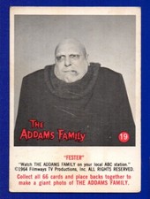 FESTER 1964 DONRUSS THE ADDAMS FAMILY #19 VG NO CREASES