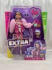 Barbie Extra #6 - Pink Teddy Bear -Jacket & Matching Shorts - 2020 - Mattel -Nib