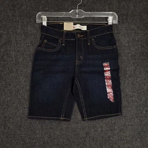 Levis 511 Shorts Boys 8 Slim Blue Casual Stretch Denim Pants Logo Youth 25x8 - Picture 1 of 14