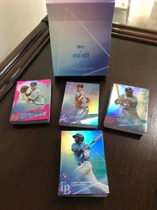 2020 Topps x Steve Aoki Baseball Party Waves 1-4 Jacob deGrom Pink Frosting 6/10