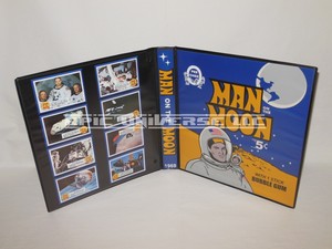 Custom Made 1969 Man on the Moon Trading Card Binder Graphic Inserts