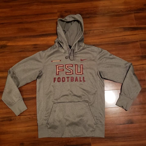 Florida State Seminoles FSU Football Nike Therma Dri-Fit Sweatshirt Hoodie Small Cover