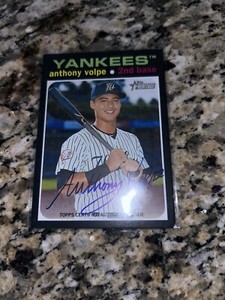 2020 Topps Heritage Minor League Anthony Volpe Prospect Autograph
