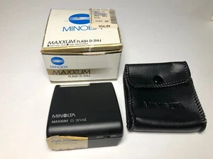 MINOLTA MAXXUM FLASH D-314 i SHOE MOUNT  (UNUSED IN BOX) - Picture 1 of 3