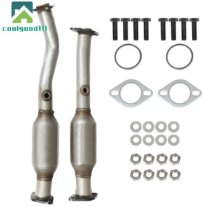 2PCS Catalytic Converter For Nissan Titan 5.6L 2004 2005 2006-2012 2013-2015 - Picture 1 of 9