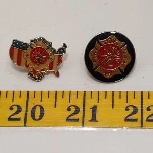 Vintage America's bravest United States Fire Department Pins - Picture 1 of 2