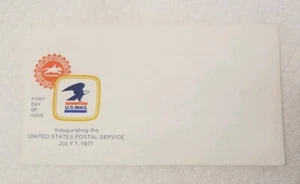 Ersttagsausgabe Briefumschlag Einweihung US Postal Service 1.7.1971 nicht gestempelt. - Bild 1 von 3
