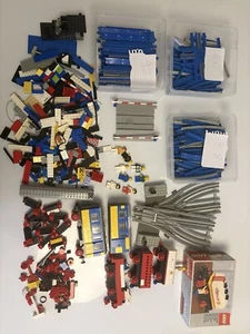 Lego 12V Eisenbahn Konvolut elektrische Weichen ,Schienen ,Schwellen,7816  - Bild 1 von 9