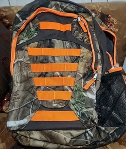 Neu Talon Outdoors Blaze Camouflage/Orange Deep Woods Tagesrucksack Rucksack Tasche 13x17x7,5" - Bild 1 von 3