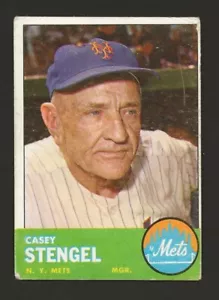 1963 Topps Baseball #233 Casey Stengel - Picture 1 of 2
